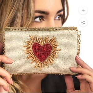 NWT Mary Frances heart purse